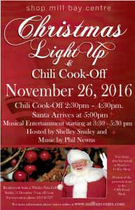 christmas chili cook off mill bay