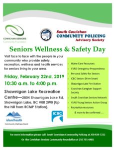 Seniors Wellness Safety Day