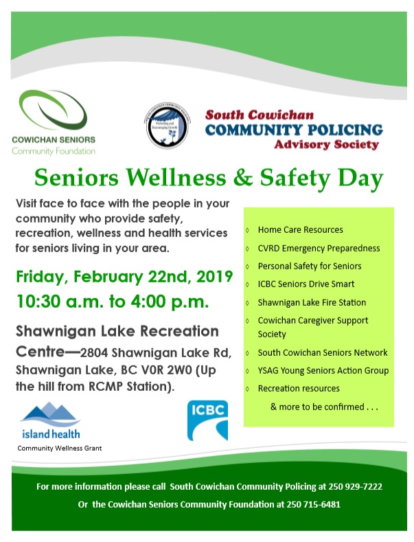 Seniors Wellness Safety Day 