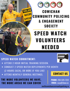 Speed Watch Volunteers at SCCPAS