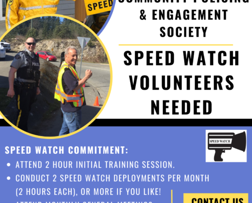 Speed Watch Volunteers at SCCPAS