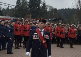 Remembrance Day Service Cobble Hill Cenotaph