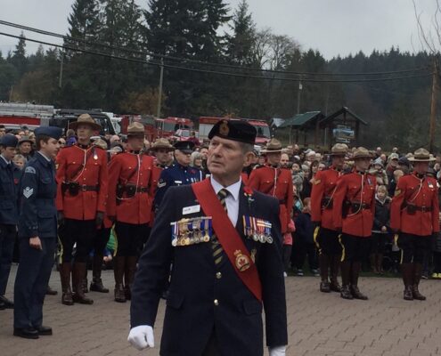 Remembrance Day Service Cobble Hill Cenotaph